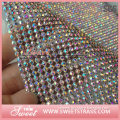 45X120cm crystal ab crystal rhinestone net mesh